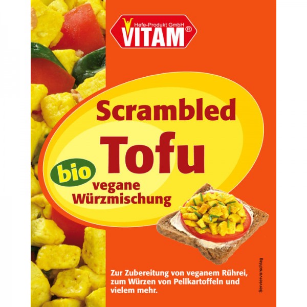 Scrambled Tofu vegane Würzmischung Bio, 17g - Vitam