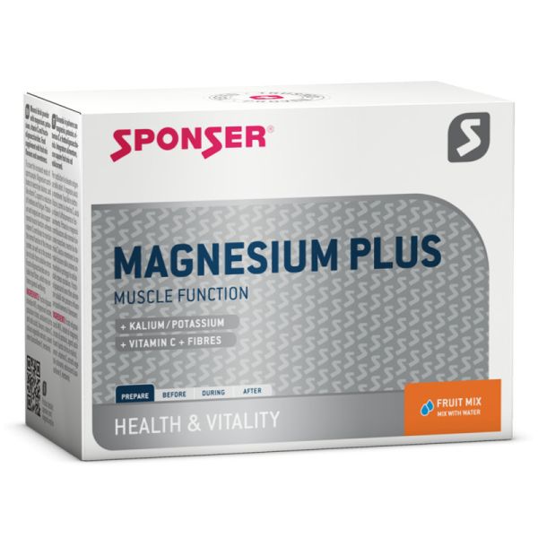 Magnesium Plus Fruit Mix, 20 x 6.5g - Sponser