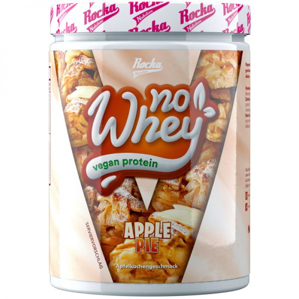 No Whey Vegan Protein Apple Pie, 300g - Rocka Nutrition