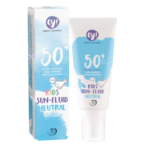 ECO YOUNG EY Kids Sunfluid Neutral LSF50+, 100ml - eco cosmetics