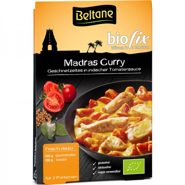 Madras Curry Biofix Würzmischung Bio, 19.7g - Beltane