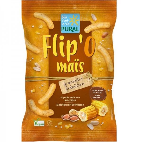 Flip'O Mais Erdnuss Bio, 100g - Pural