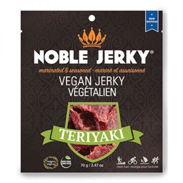 Vegan Jerky Teriyaki, 70g - Noble Jerky