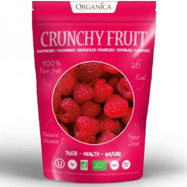 Crunchy Fruit Raspberry Bio, 12g - Organica
