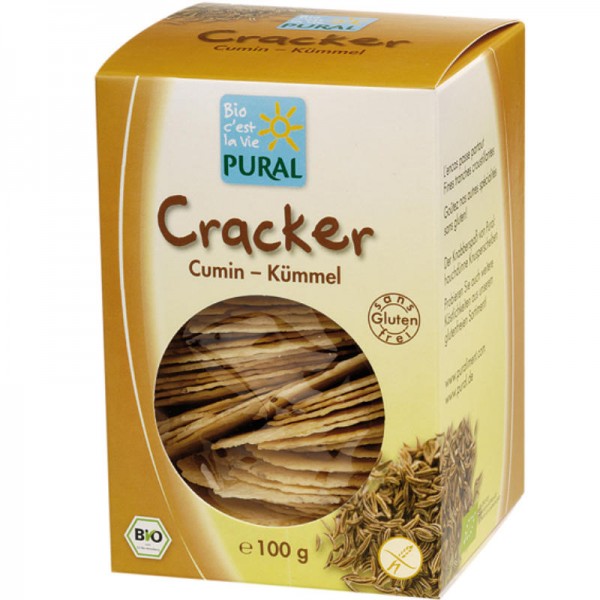 Cracker Kümmel Bio, 100g - Pural