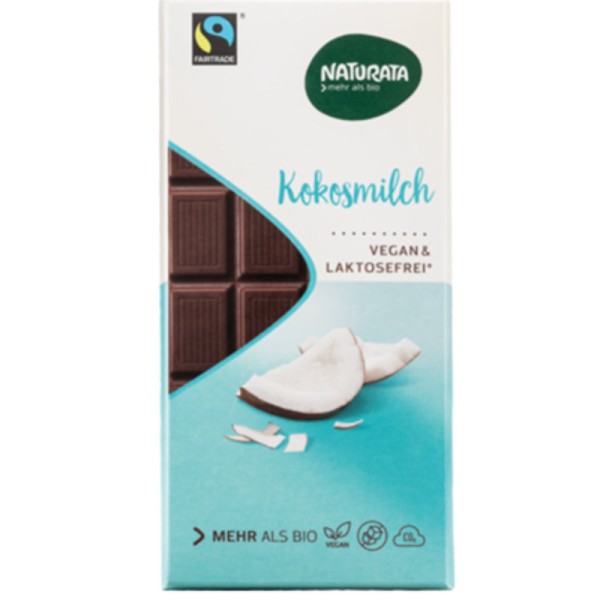 Kokosmilch Schokolade Bio, 100g - Naturata