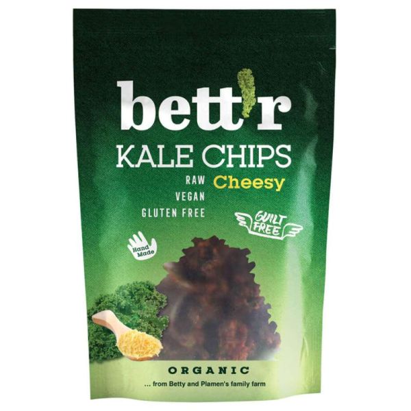 Kale Chips Cheesy Bio, 30g - bett'r