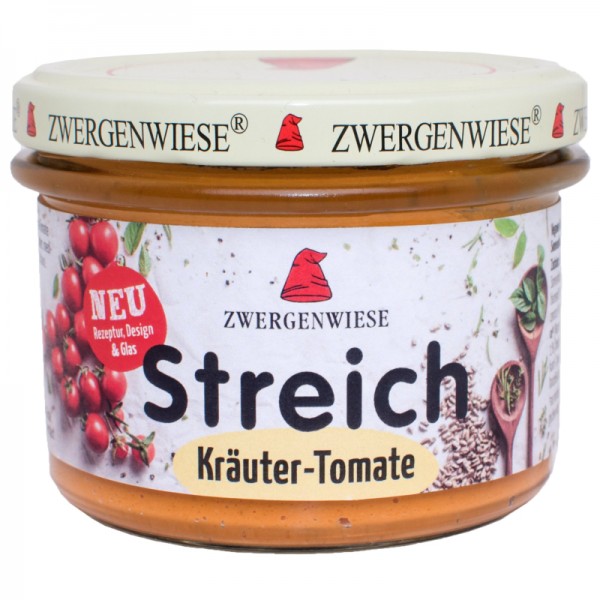 Streich Kräuter-Tomate Bio, 180g - Zwergenwiese