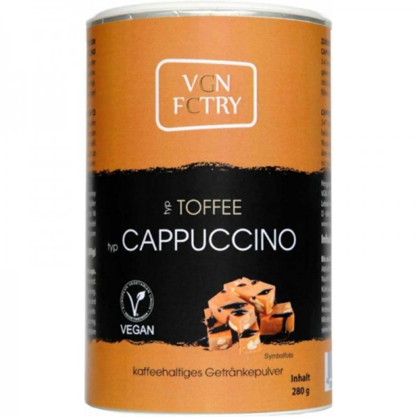 Instant Cappuccino Toffee, 280g - VGN FCTRY