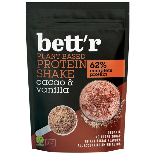 Protein Shake Cacao & Vanilla Bio, 500g - bett'r