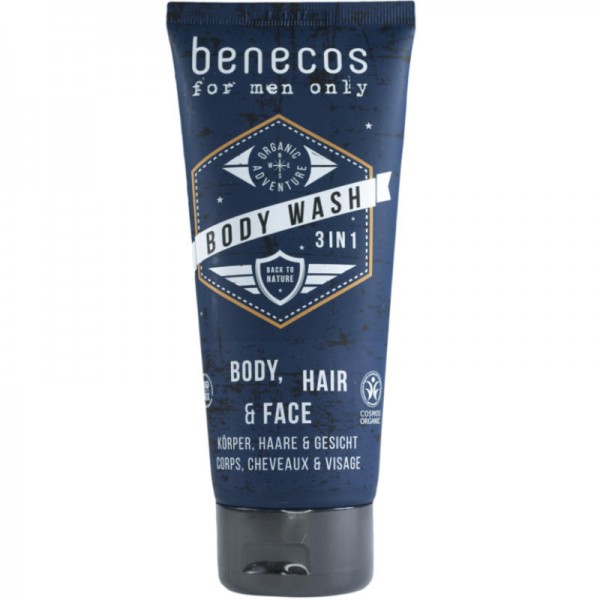 Body Wash 3in1 for men only, 200ml - Benecos