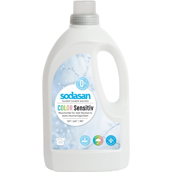 Color sensitive Flüssigwaschmittel, 1.5L - Sodasan