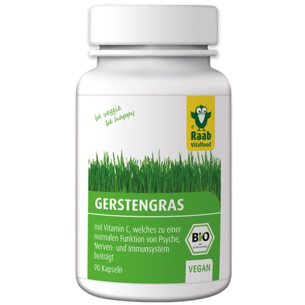 Gerstengras Bio, 90 Kapseln - Raab