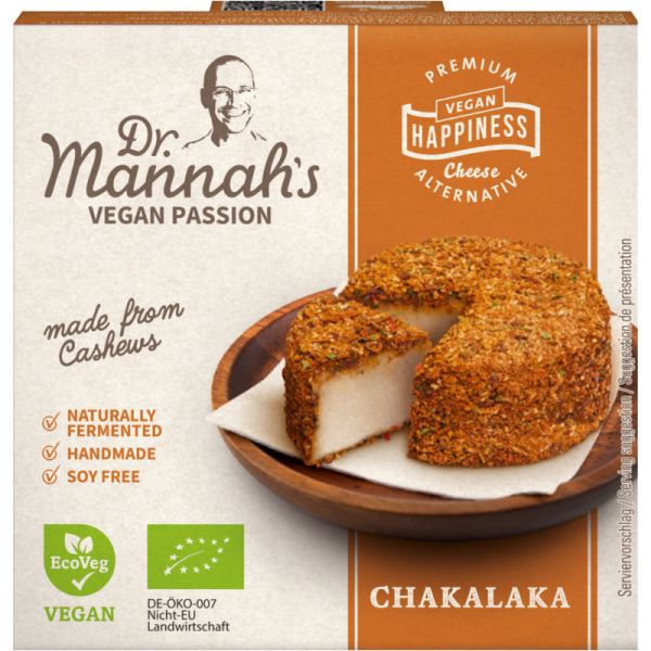 Gereifte Käse Alternative Chakalaka Bio, 100g - Dr. Mannah's