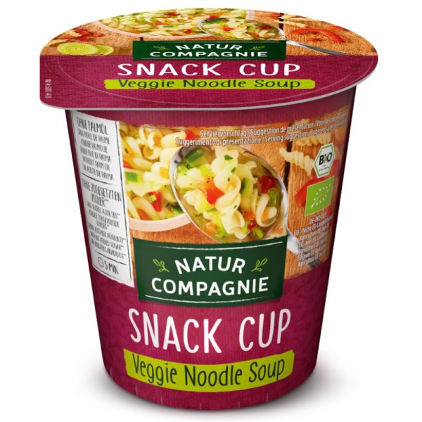 Snack Cup Veggie Noodle Soup Bio, 50g - Natur Compagnie