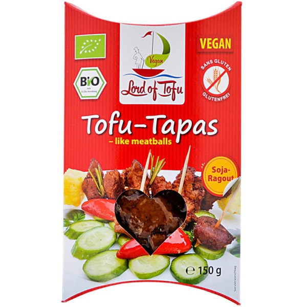 Tofu-Tapas Soja-Ragout Bio, 150g - Lord of Tofu