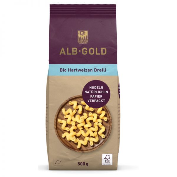 Hartweizen Drelli Bio, 500g - Alb-Gold