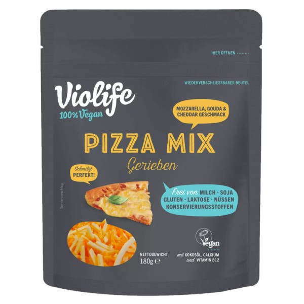 Pizza Mix gerieben, 180g - Violife