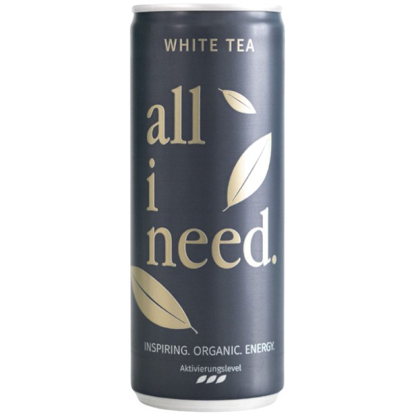 White Tea Apple & Lime Energy Drink Bio, 250ml - all i need