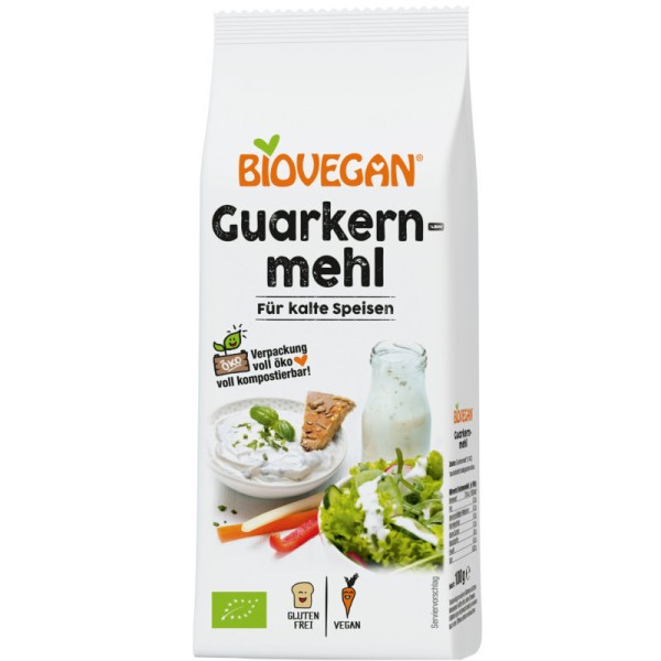 Guarkernmehl für kalte Speisen Bio, 100g - Biovegan