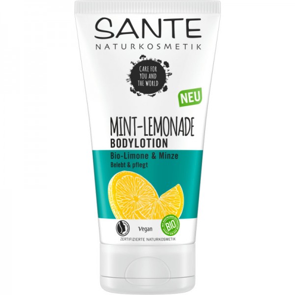 Bodylotion Bio-Limone & Minze, 150ml - Sante