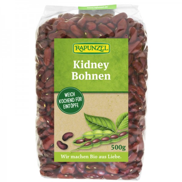 Kidney Bohnen Bio, 500g - Rapunzel