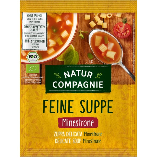 Gemüsesuppe Minestrone Bio, 50g - Natur Compagnie
