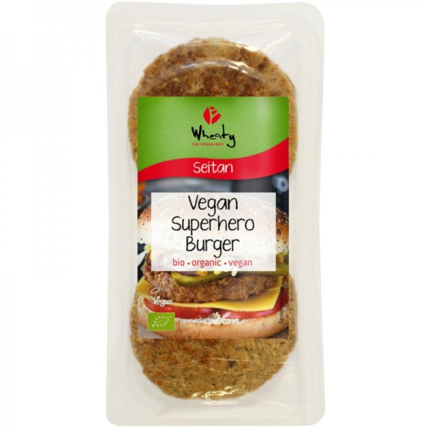 Vegan Superhero Burger Bio, 200g - Wheaty