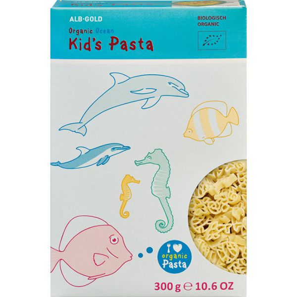 Kid's Pasta Ocean Bio, 300g - Alb-Gold
