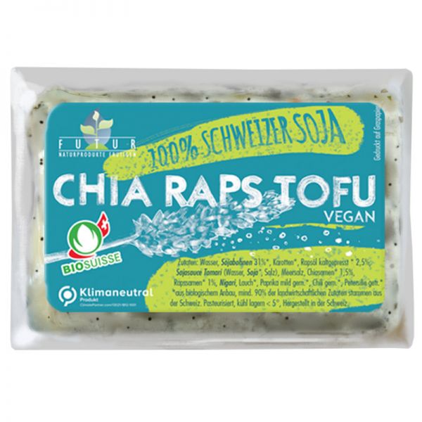 Chia Raps Tofu Bio, 1 Stück ca. 250g - Futur Naturprodukte
