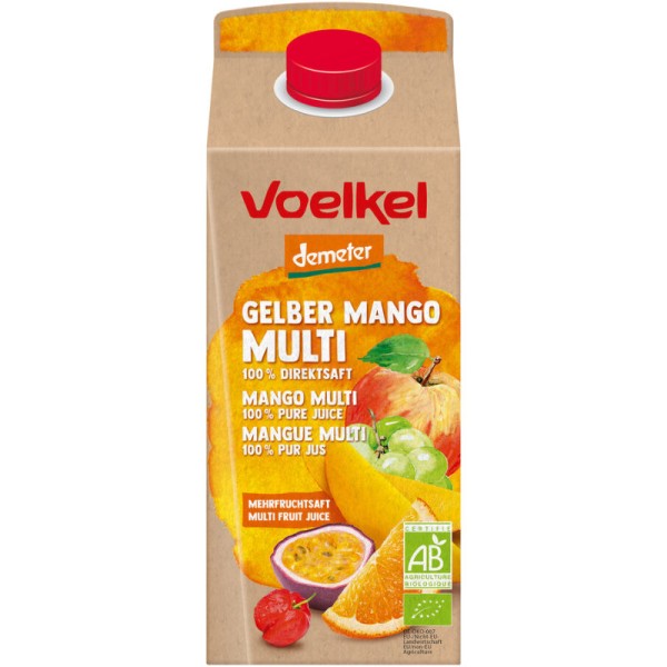 Gelber Mango Multi Demeter, 750ml - Voelkel