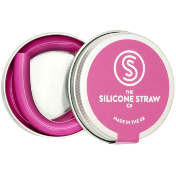 Silikon Strohhalm Violett, 1 Stück - The Silicone Straw