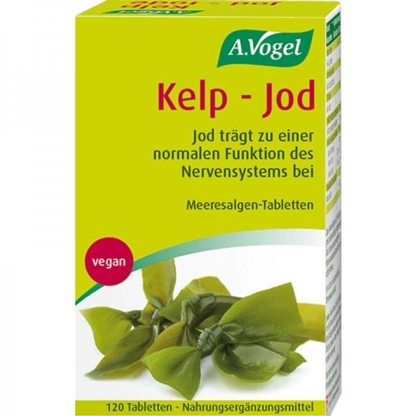 Kelp-Jod Meeresalgen-Tabletten, 120 Stück - A. Vogel