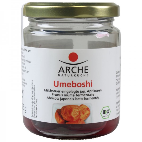 Umeboshi Milchsauer eingelegte japanische Aprikosen Bio, 125g - Arche