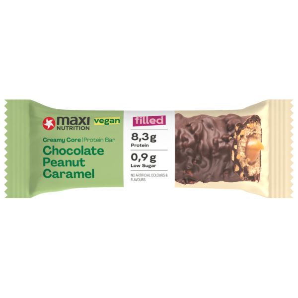 Protein Bar Chocolate Peanut Caramel filled, 45g - Maxi Nutrition