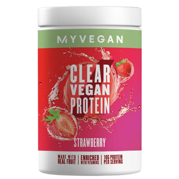 Clear Vegan Protein Strawberry, 320g - Myprotein