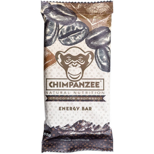 Energy Bar Chocolate Espresso, 55g - Chimpanzee