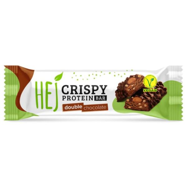 Crispy Protein Bar Double Chocolate, 45g - Hej