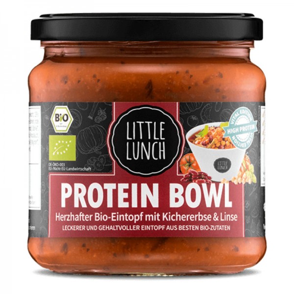 Protein Bowl herzhafter Eintopf mit Kichererbse & Linse Bio, 350ml - Little Lunch