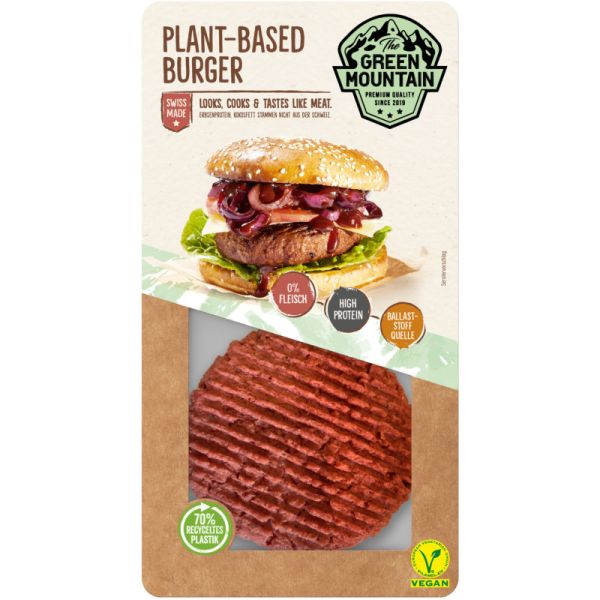 Plant Based Burger, 230g - The Green Mountain