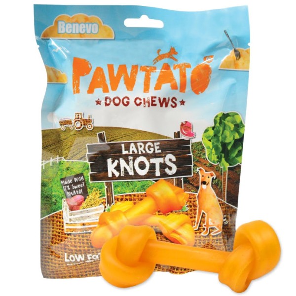Pawtato Large Knots, 180g - Benevo
