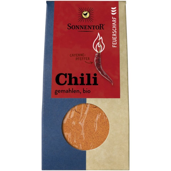 Chili feuerscharf gemahlen Bio, 40g - Sonnentor