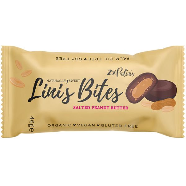 Salted Peanut Butter Pralinis Bio, 2 Stück - Lini's Bites