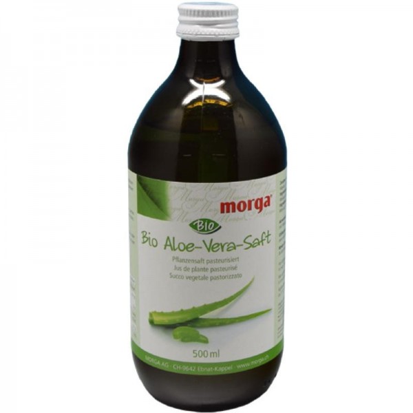 Aloe-Vera-Saft Bio, 500ml - Morga