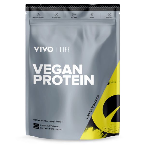 Vegan Protein Unflavoured, 900g - VIVO
