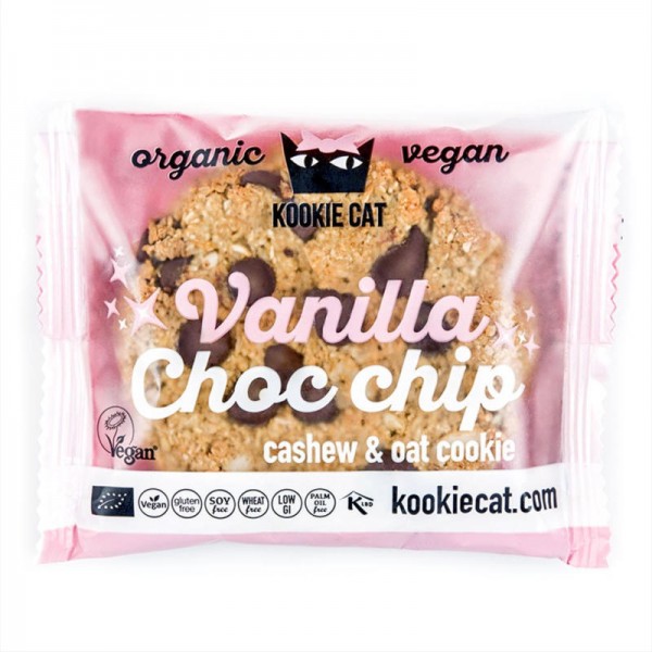 Vanilla Choc chip Bio, 50g - Kookie Cat
