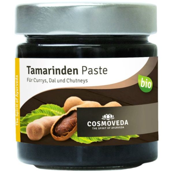 Tamarinden Paste für Curry, Dal und Chutneys Bio, 250g - Cosmoveda