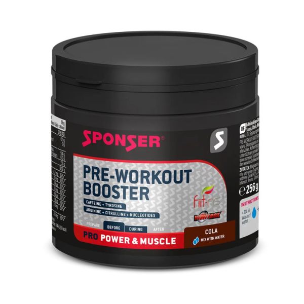 Pre-Workout Booster Cola, 256g - Sponser