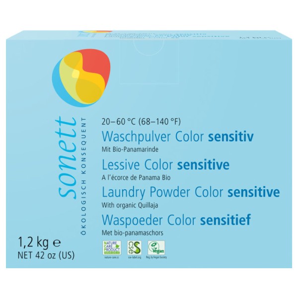 Waschpulver 20° - 60° Color sensitiv, 1.2kg - Sonett