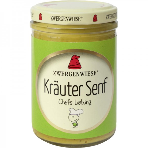 Kräuter Senf Bio, 160ml - Zwergenwiese